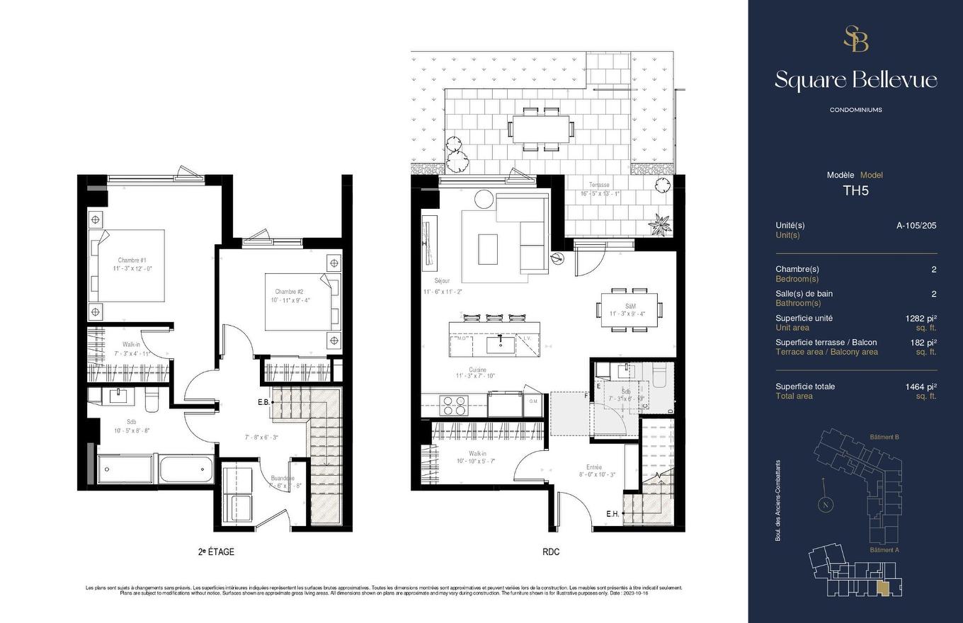 Drawing (sketch) - 105-425 Boul. Des Anciens-Combattants, Sainte-Anne-De-Bellevue, QC - Other