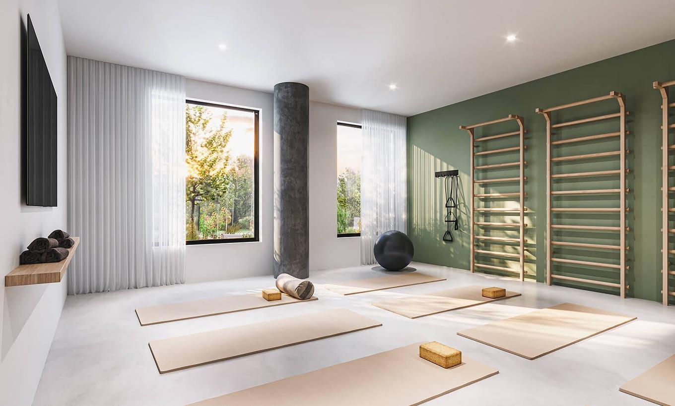 Exercise room - 801-425 Boul. Des Anciens-Combattants, Sainte-Anne-De-Bellevue, QC - Indoor