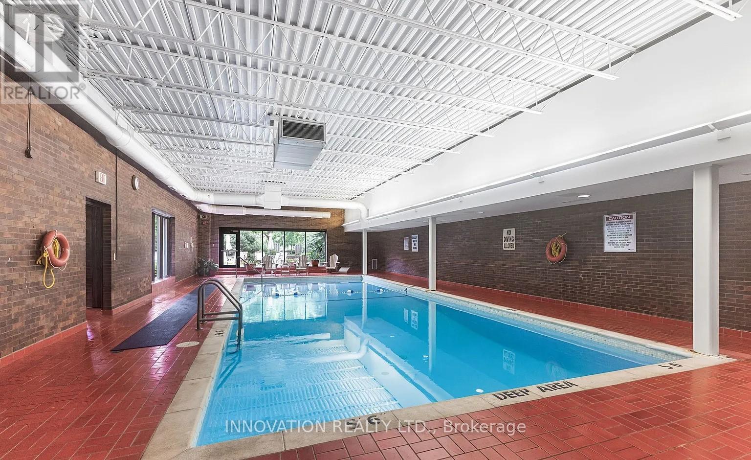 1202 - 20 Driveway Drive, Ottawa, ON - Indoor Photo Showing Other Room With In Ground Pool