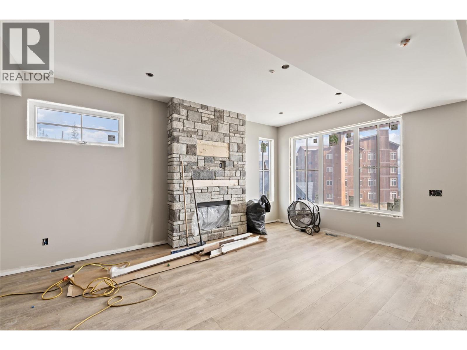 Progress update Oct 2025 (similar to unit 89) - 255 Feathertop Way Unit# 88, Big White, BC - Indoor With Fireplace