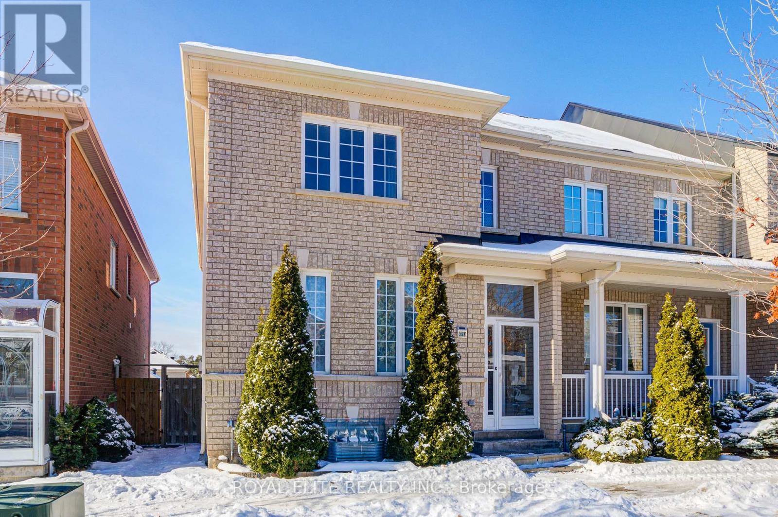 358 William Berczy Boulevard, Markham, ON - Outdoor With Deck Patio Veranda With Facade