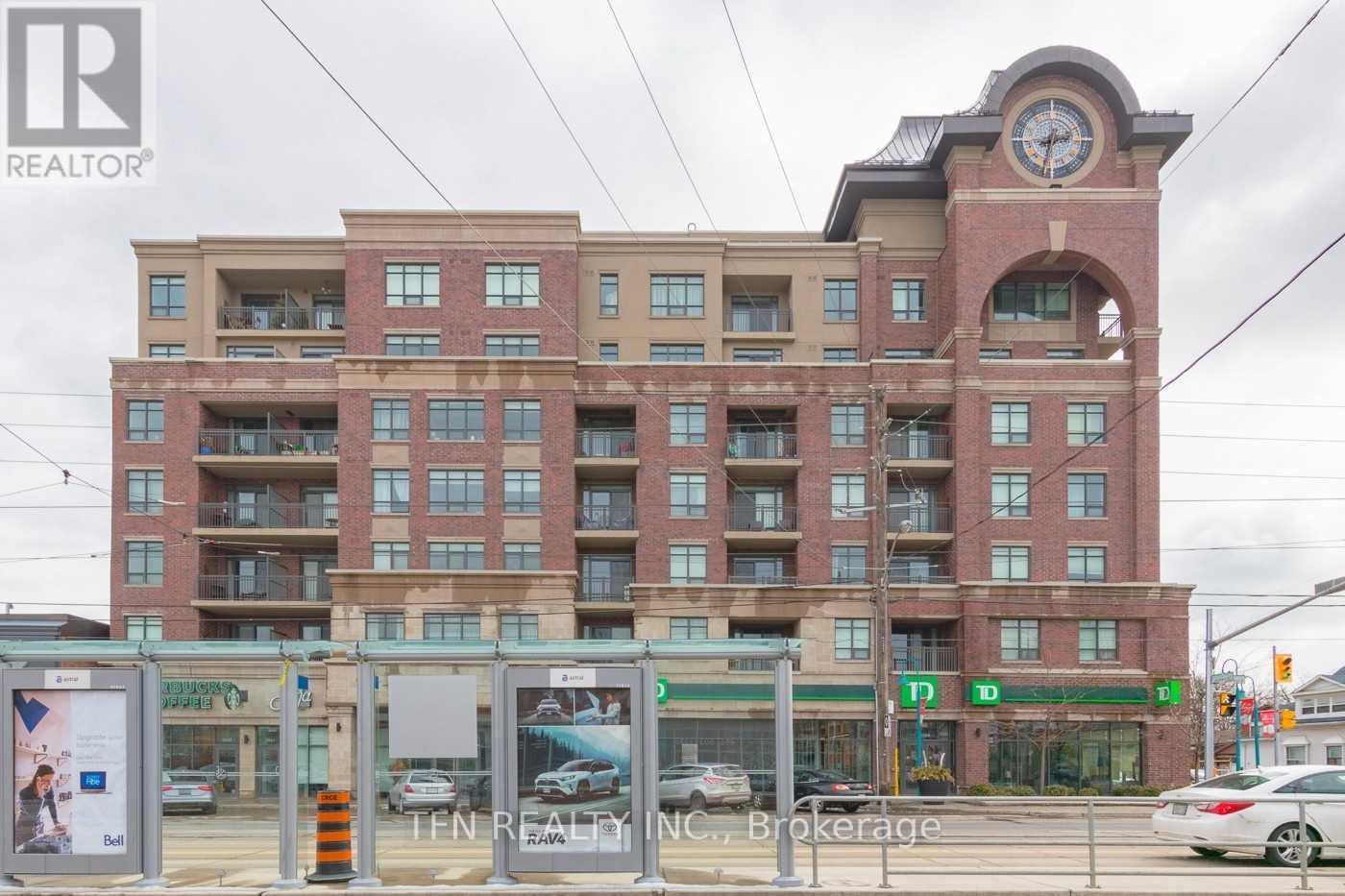 411 - 3563 Lake Shore Boulevard W, Toronto, ON - Outdoor With Balcony With Facade