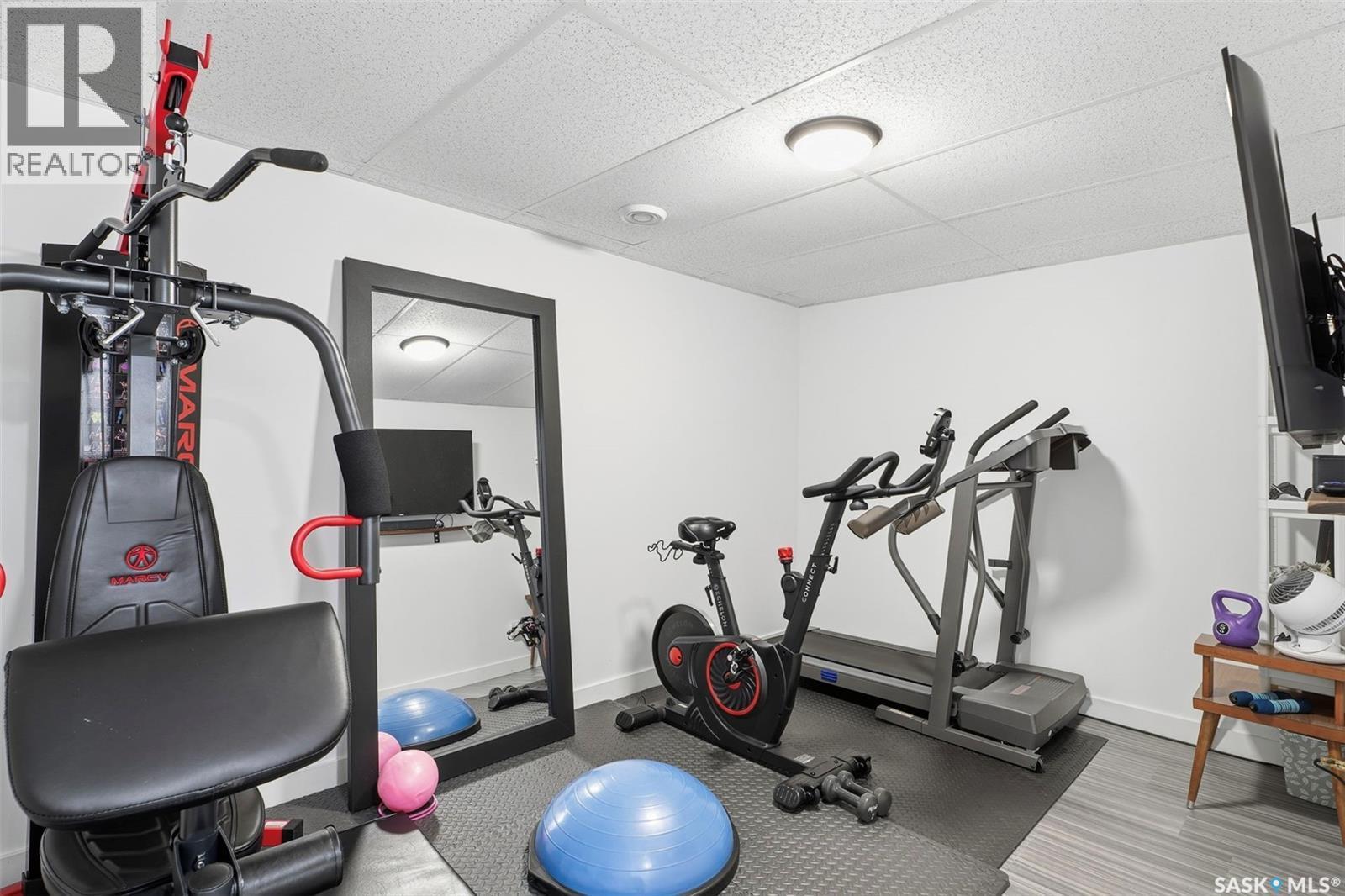 4 Barnes Crescent, Humboldt, SK - Indoor Photo Showing Gym Room