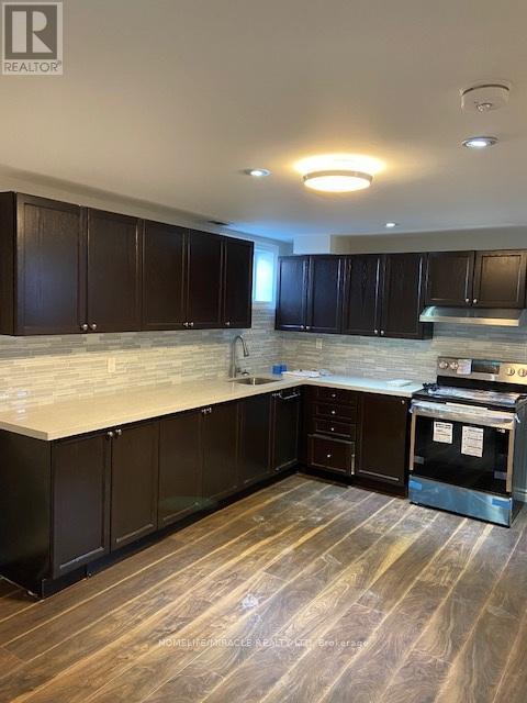 12 Lone Rock Circle, Brampton, ON - Indoor Photo Showing Kitchen With Double Sink