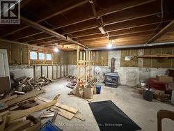 Full unfinished lower level -