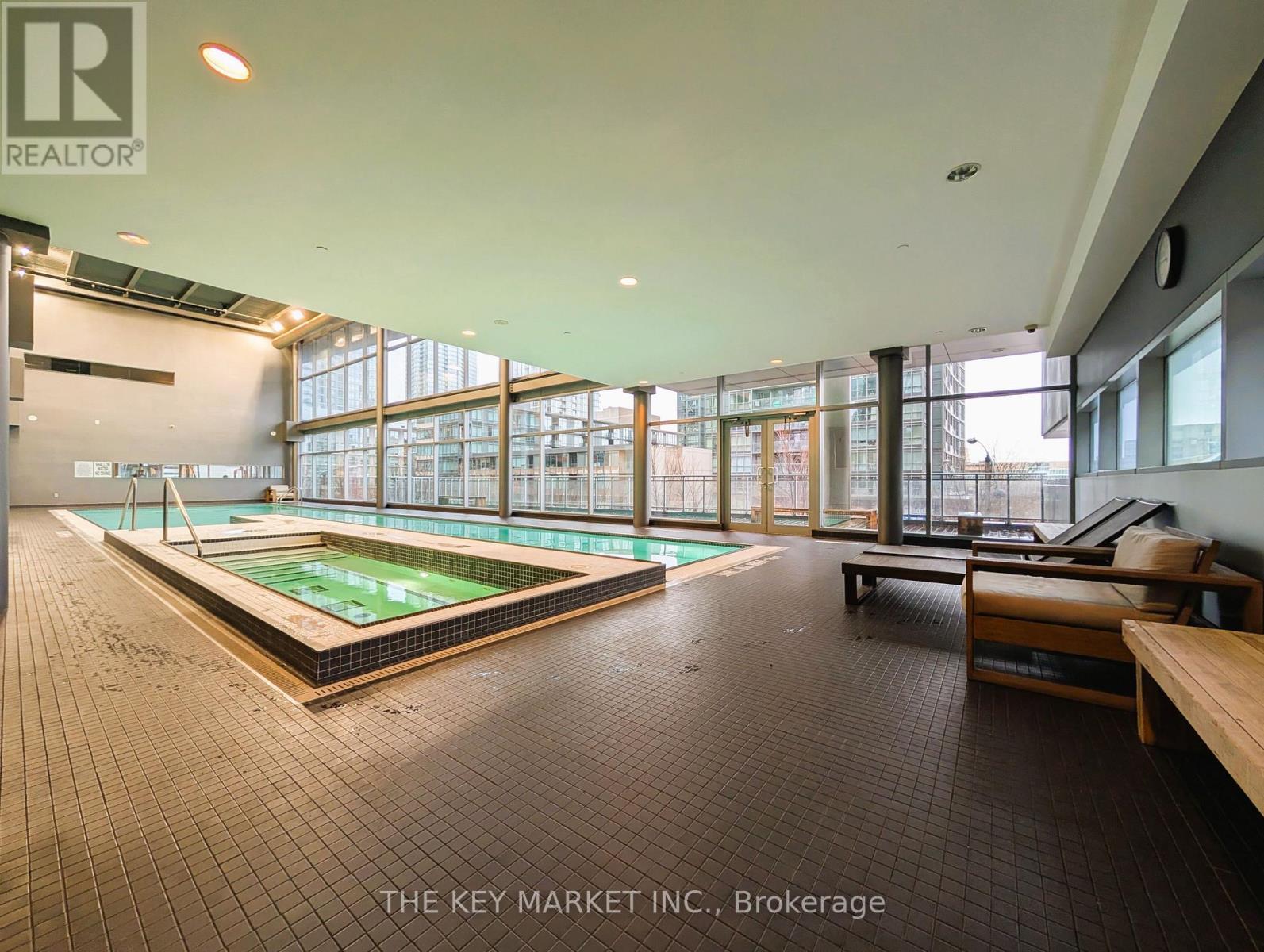1805 - 25 Telegram Mews, Toronto, ON - Indoor Photo Showing Other Room With In Ground Pool