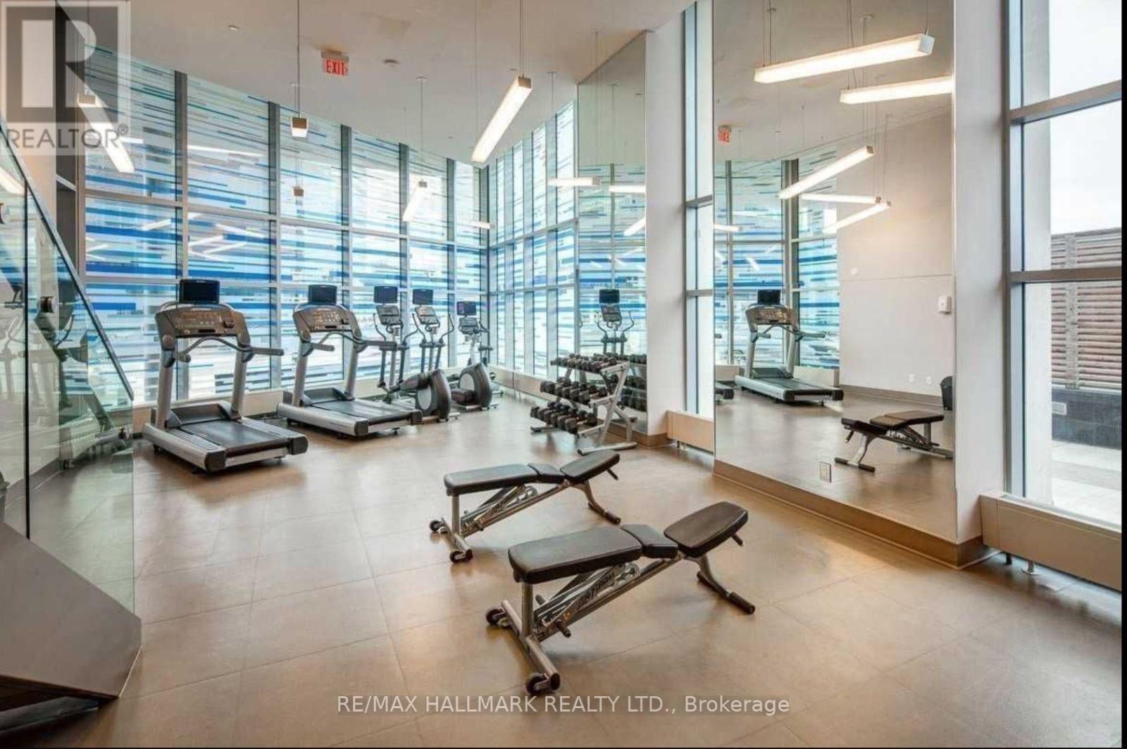 1510 - 72 Esther Shiner Boulevard, Toronto, ON - Indoor Photo Showing Gym Room