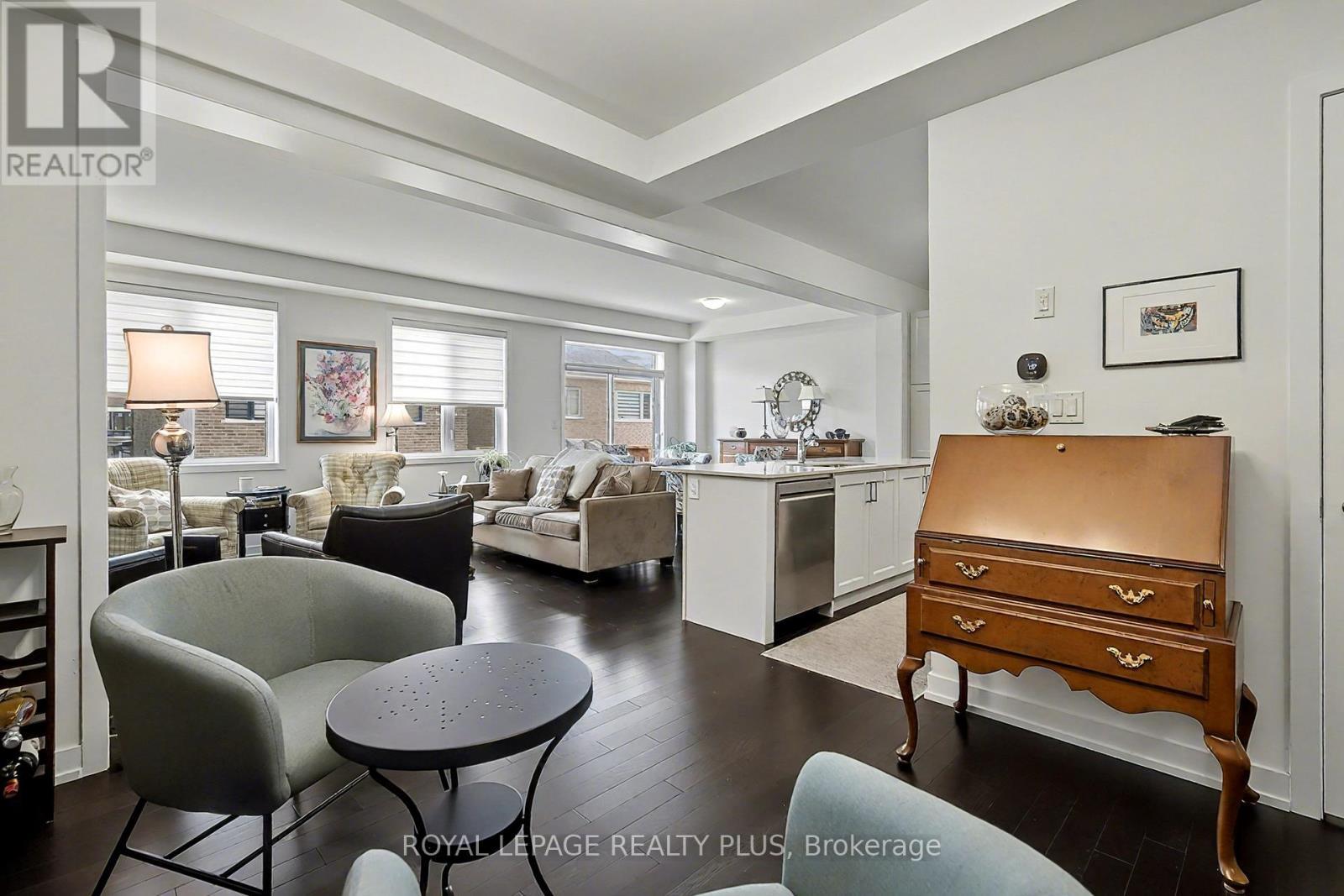 Open concept; flexible furniture placement - 24 Ferguson Street, Erin, ON - Indoor Photo Showing Living Room