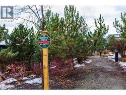 Walkway beside the home -