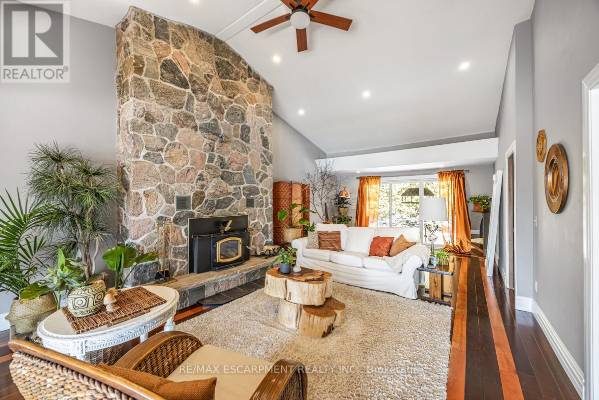 302783 Douglas Street, West Grey, ON - Indoor Photo Showing Living Room With Fireplace