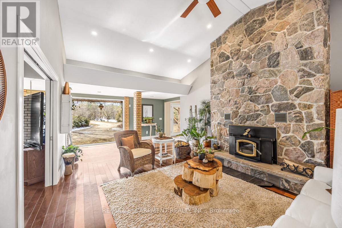 302783 Douglas Street, West Grey, ON - Indoor Photo Showing Living Room With Fireplace