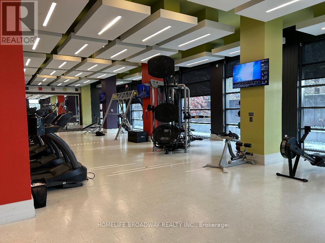 3603 - 55 Ann O'Reilly Road, Toronto, ON - Indoor Photo Showing Gym Room