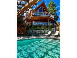 back yard in the summer -