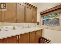 Original laundry room turned into pantry -