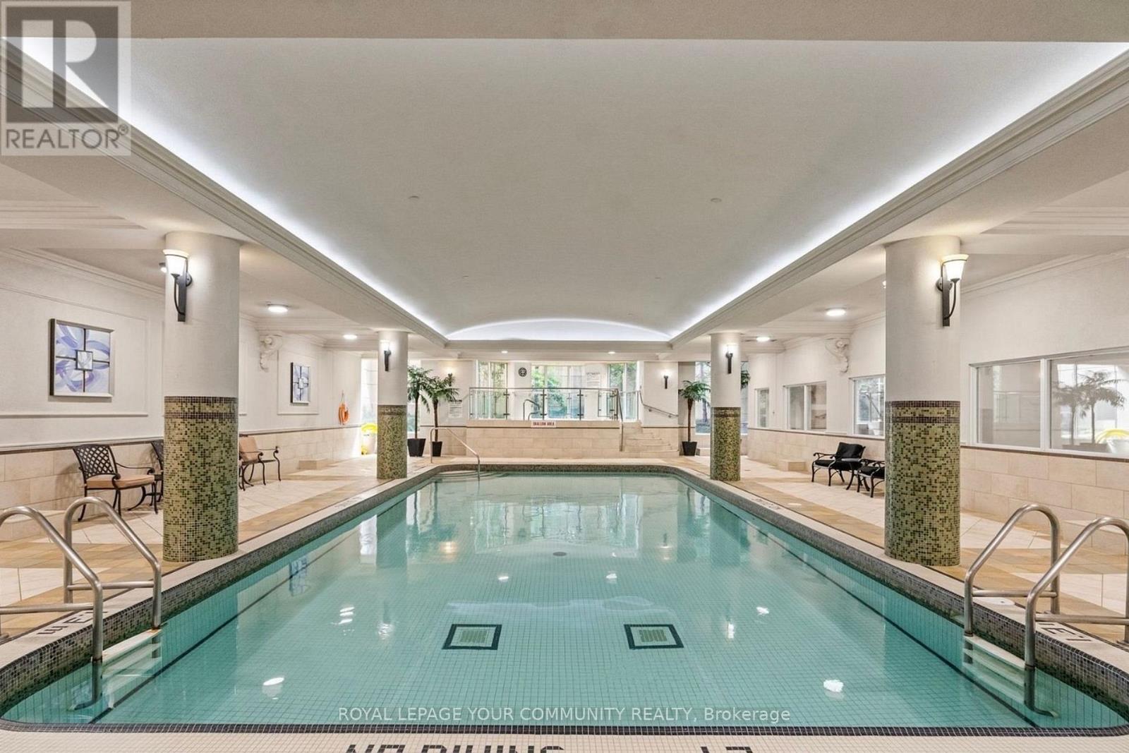 603C - 662 Sheppard Avenue E, Toronto, ON - Indoor Photo Showing Other Room With In Ground Pool