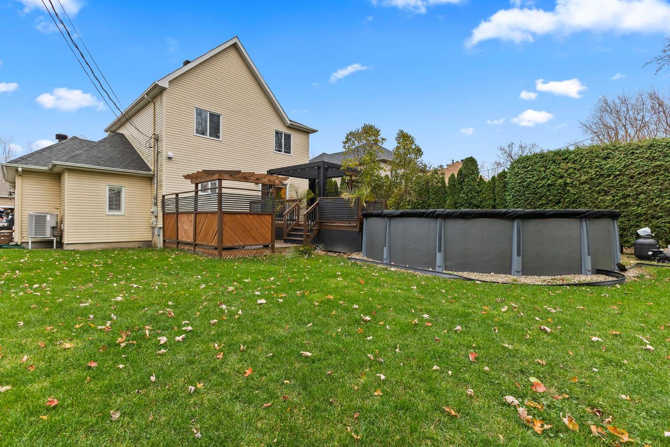 Face arrière - 1013 Rue Du Suroît, Pincourt, QC - Outdoor With Above Ground Pool