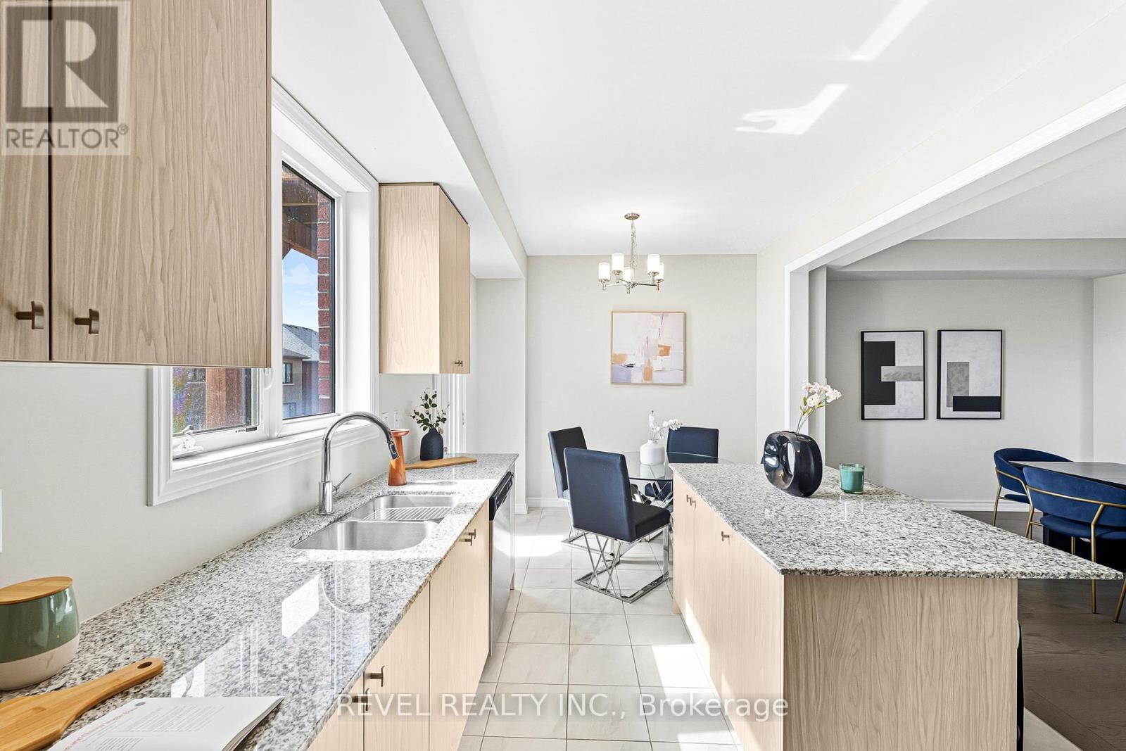 48 Douet Lane, Ajax, ON - Indoor Photo Showing Kitchen With Double Sink