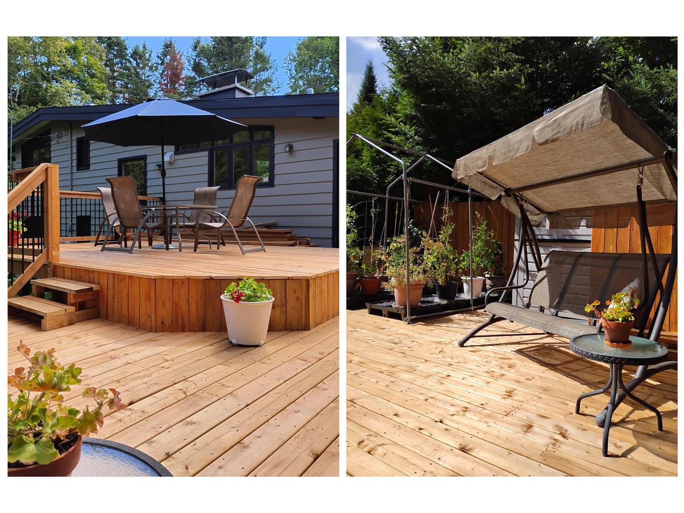 Patio - 1387 Rue Du Bel-Automne, Sainte-Adèle, QC - Outdoor With Deck Patio Veranda With Exterior