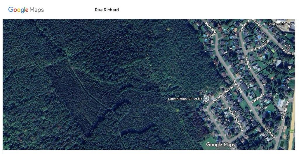 Plan (croquis) - Rue Richard, Cap-Santé, QC