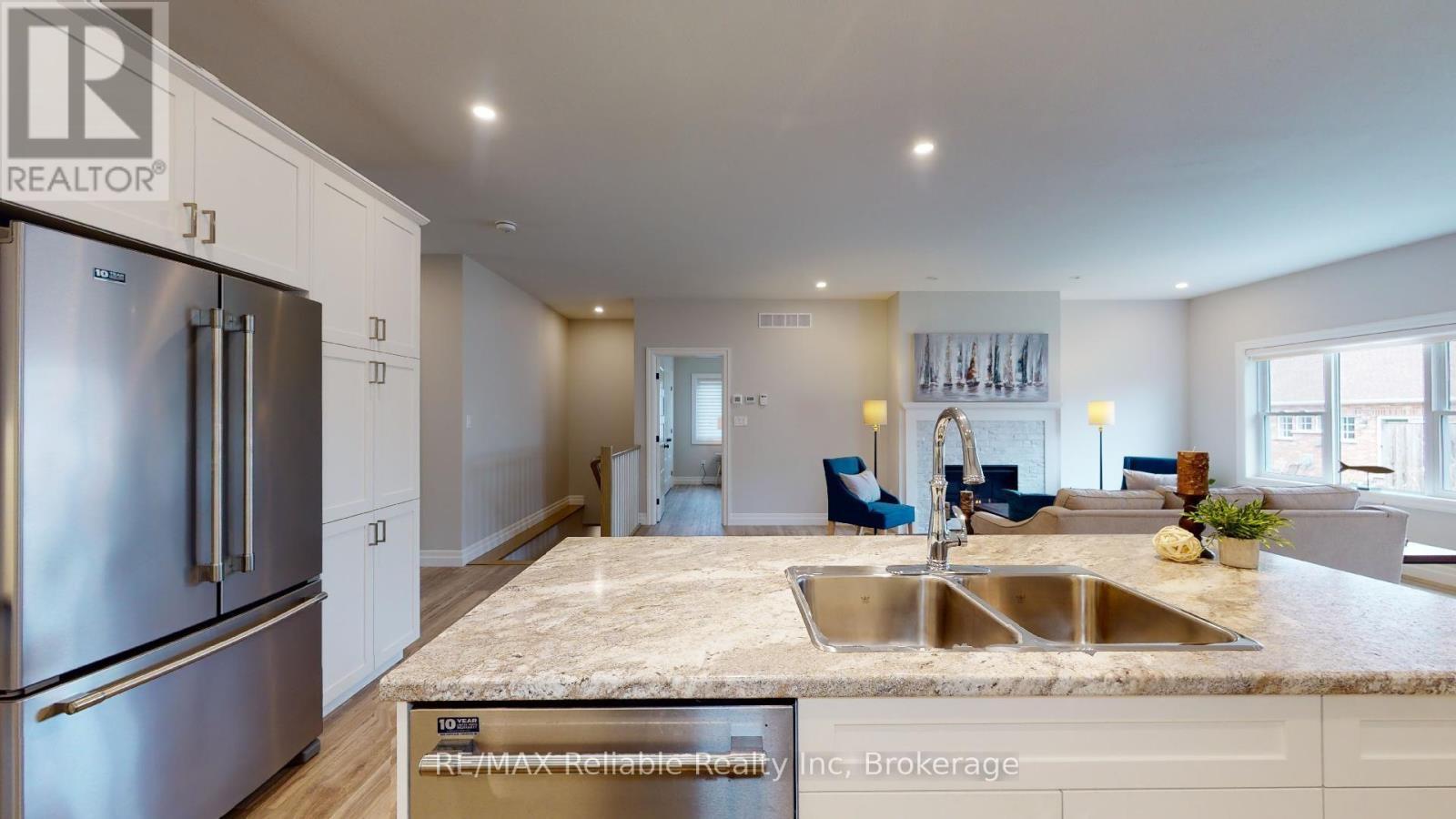 7 Thimbleweed Drive, Bluewater (Bayfield), ON - Indoor Photo Showing Kitchen With Double Sink
