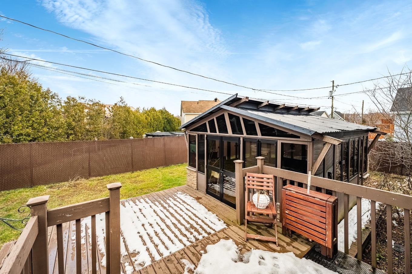 Backyard - 3406 Rue Robert, Saint-Jean-Baptiste, QC - Outdoor