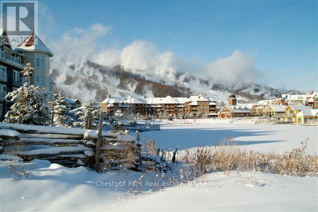 Blue Mountain winter - 307 - 220 Gord Canning Drive, Blue Mountains, ON - Outdoor With View
