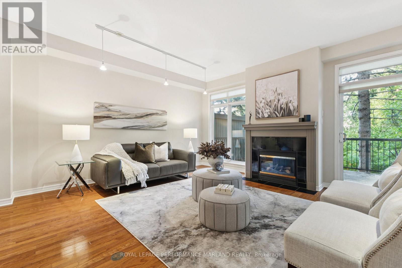 37 Creek'S End Lane, Ottawa, ON - Indoor Photo Showing Living Room With Fireplace