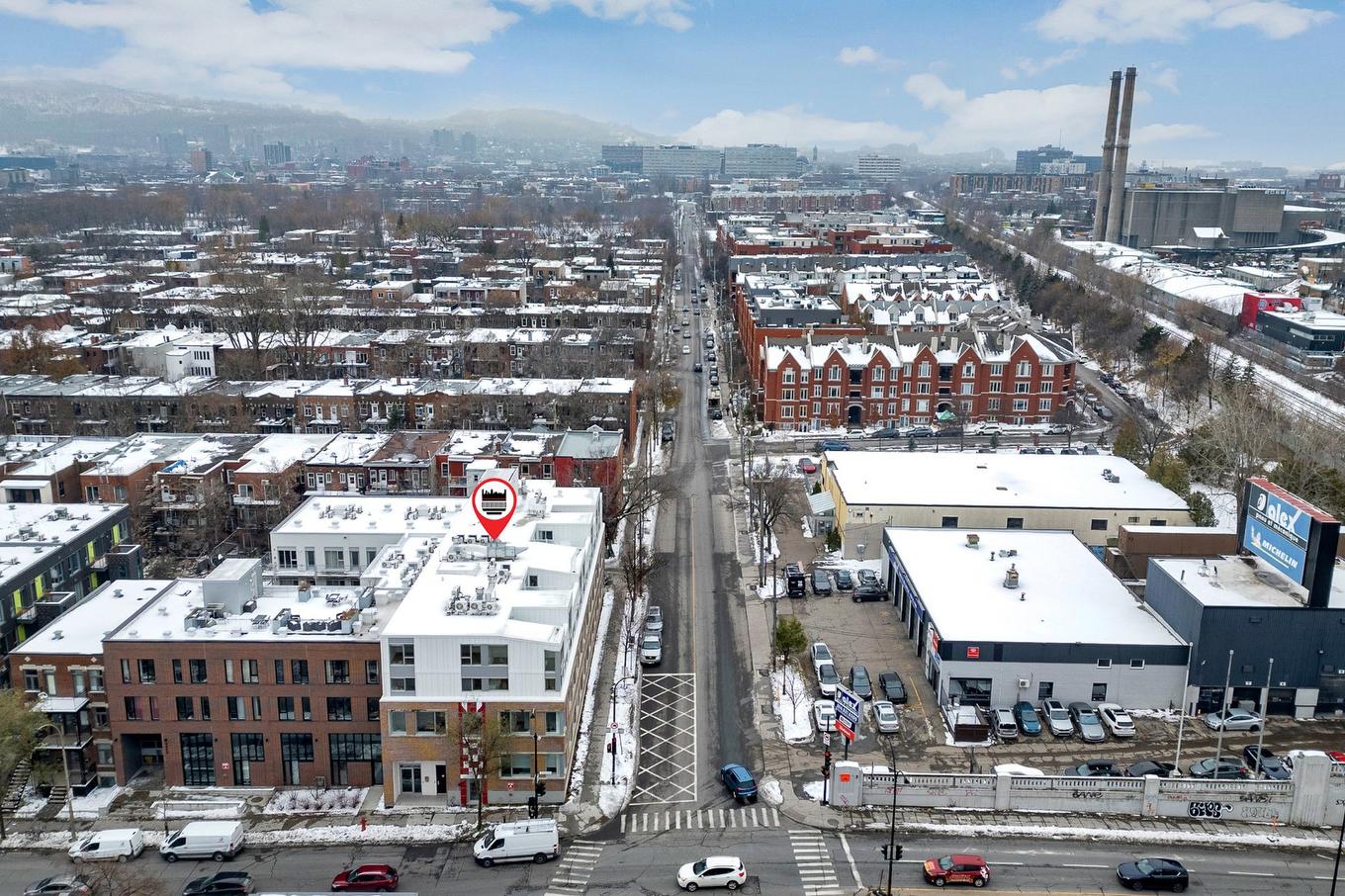 Aerial photo - 101-5420 Av. Papineau, Montréal (Le Plateau-Mont-Royal), QC - Outdoor With View