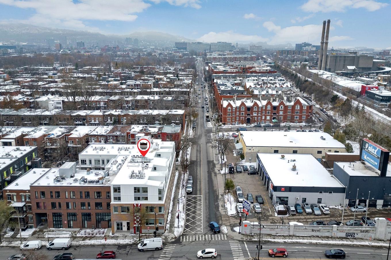 Aerial photo - 307-5410 Av. Papineau, Montréal (Le Plateau-Mont-Royal), QC - Outdoor With View