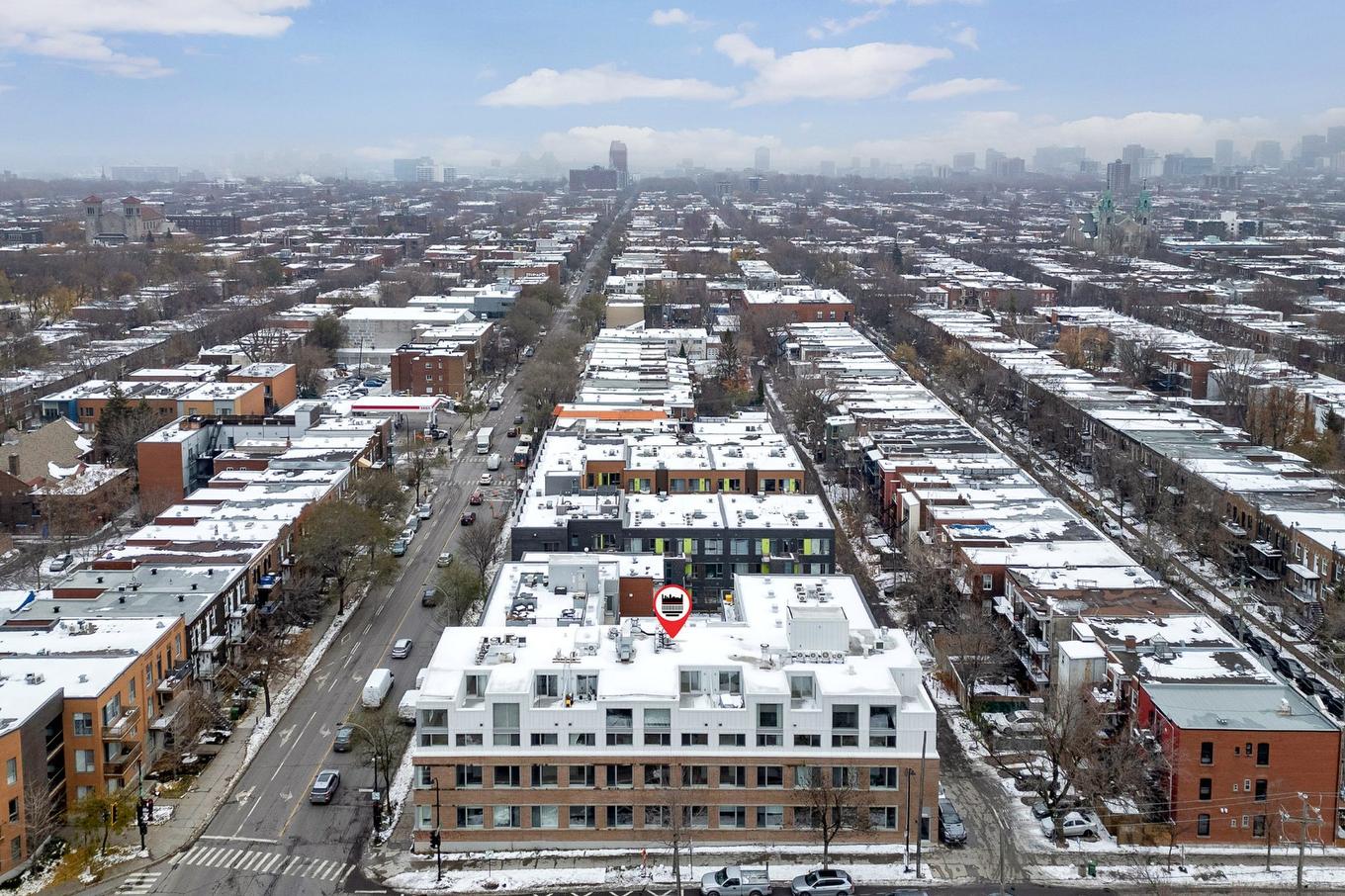 Aerial photo - 307-5410 Av. Papineau, Montréal (Le Plateau-Mont-Royal), QC - Outdoor With View
