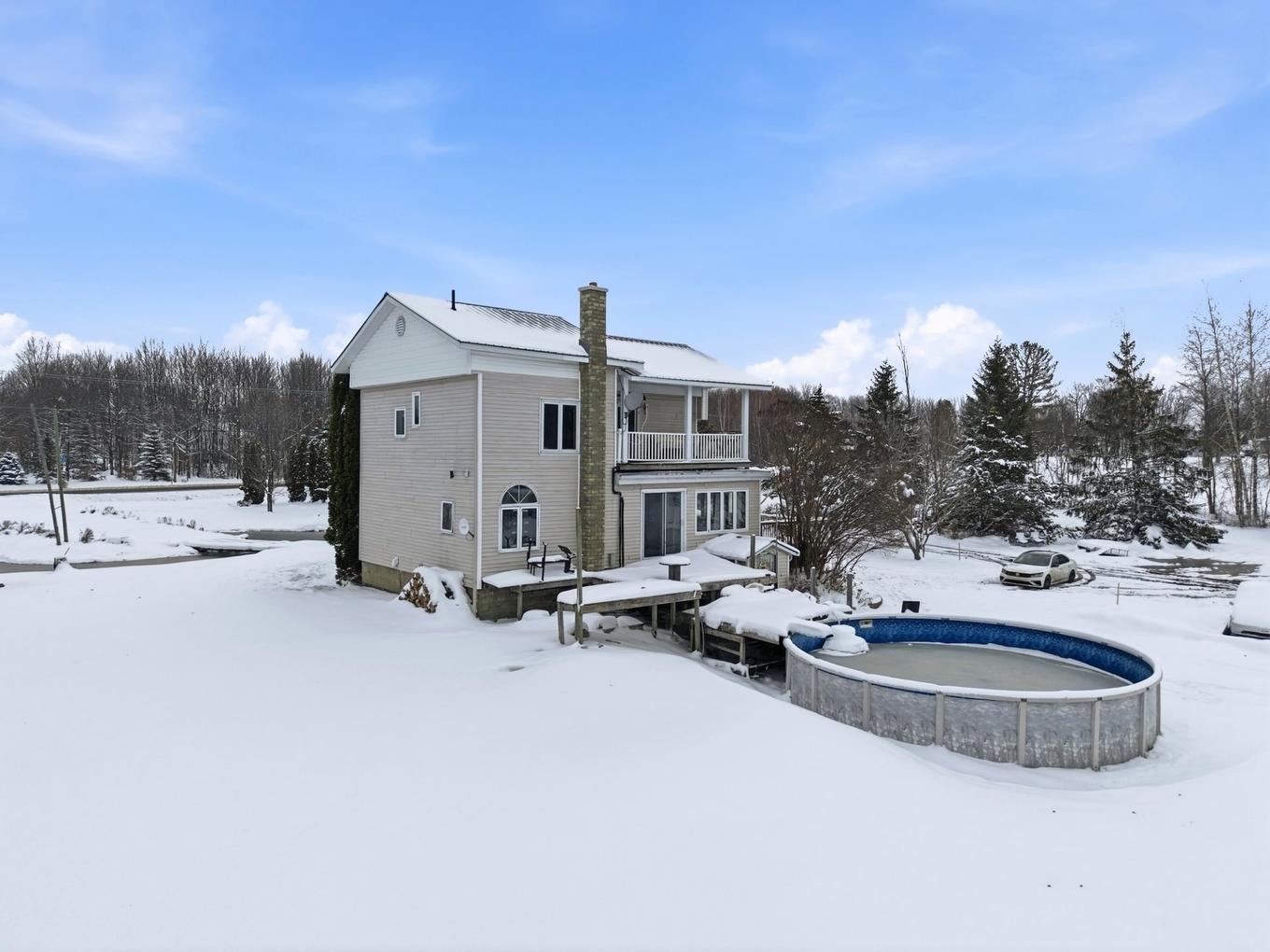 Back facade - 1413 Route 122, Saint-Edmond-De-Grantham, QC - Outdoor