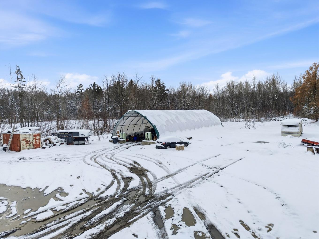 Backyard - 1413 Route 122, Saint-Edmond-De-Grantham, QC - Outdoor With View