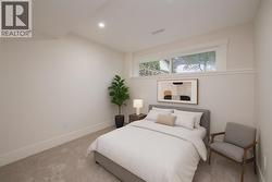 Suite bedroom virtually staged -