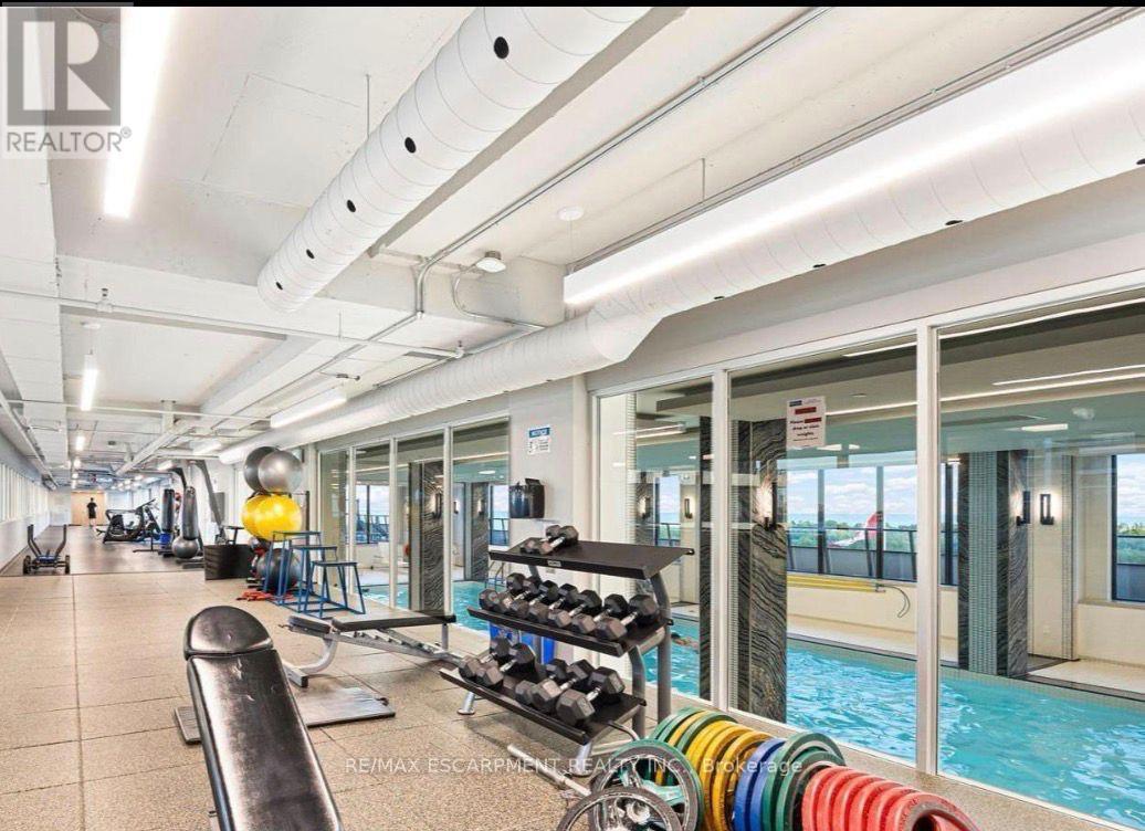 3911 - 20 Shore Breeze Drive, Toronto, ON - Indoor Photo Showing Gym Room