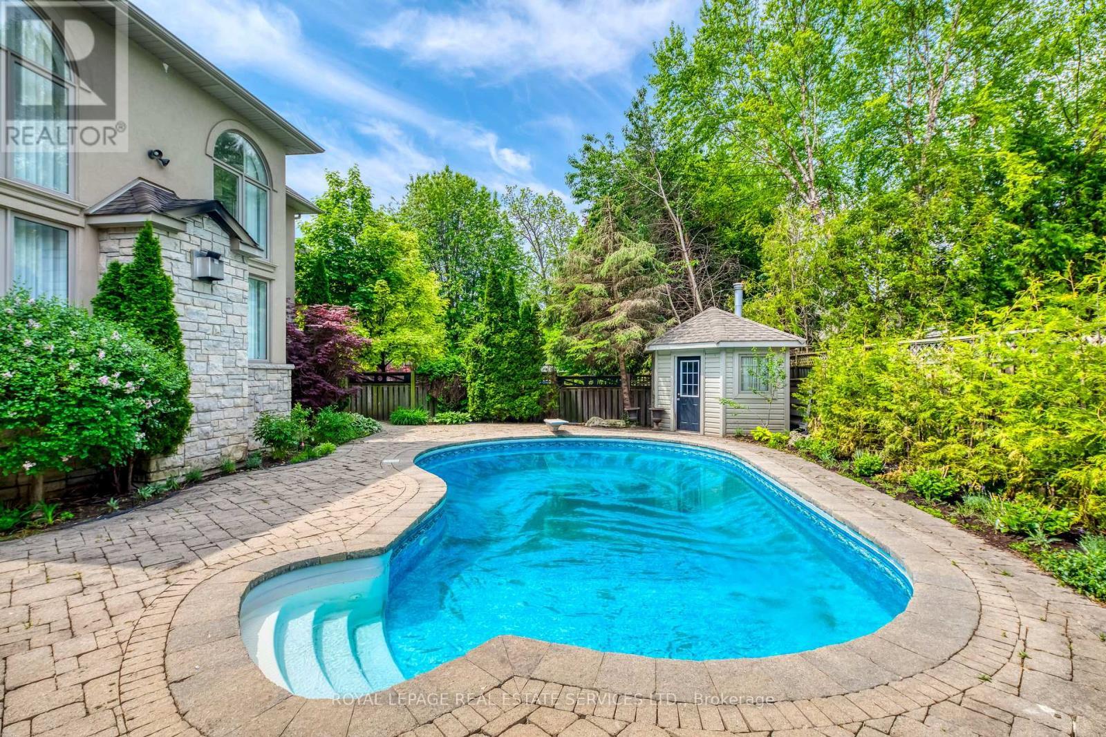3341 Lakeshore Road, Burlington, ON - Outdoor With In Ground Pool With Deck Patio Veranda With Backyard