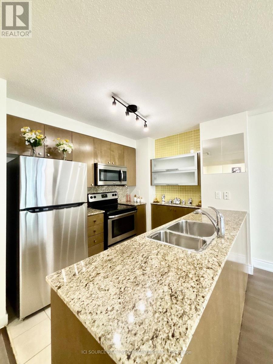 4908 - 11 Brunel Court, Toronto, ON - Indoor Photo Showing Kitchen With Double Sink With Upgraded Kitchen