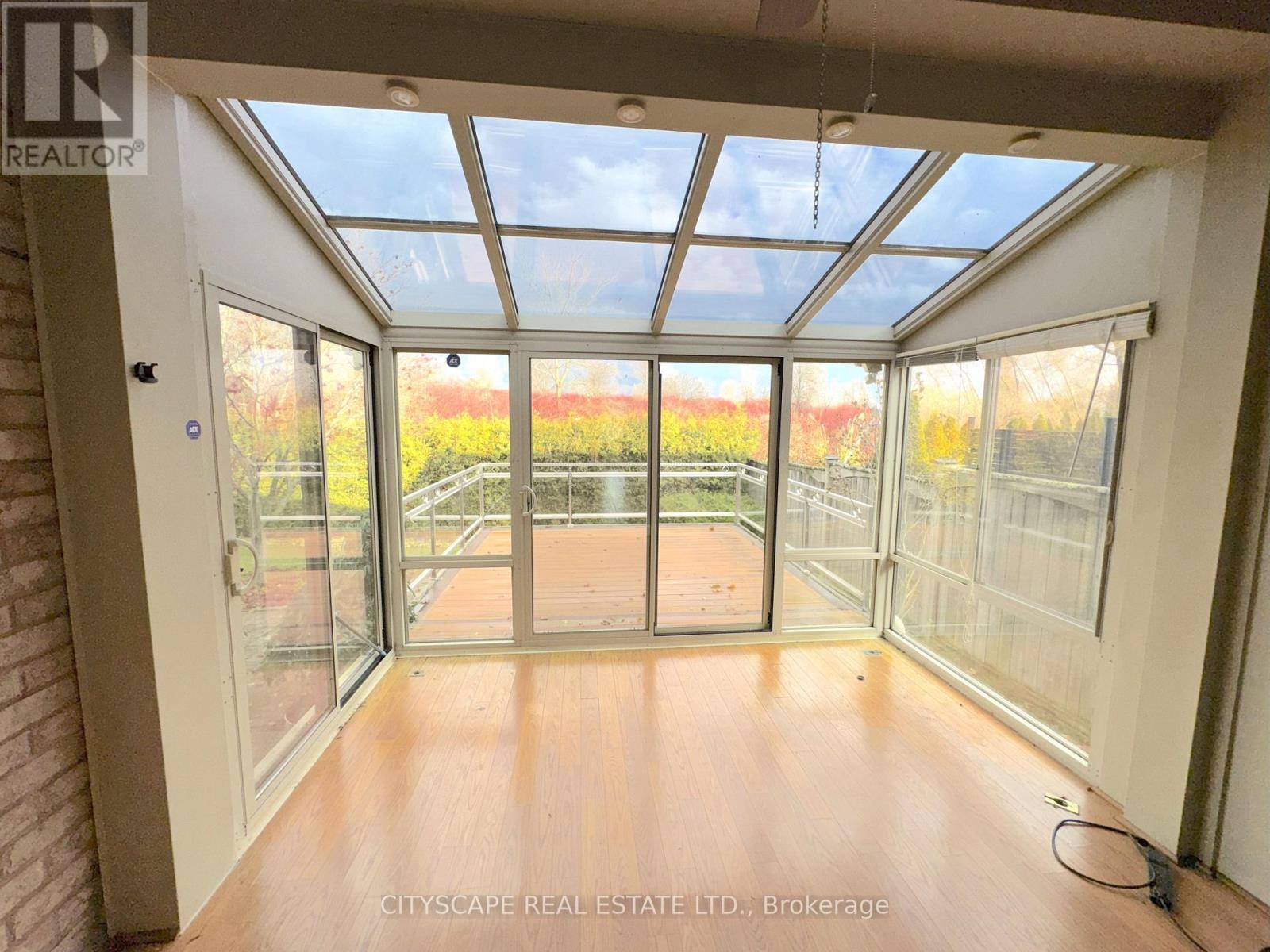 Sun Room with Walk-Out to Deck - 114 Hoile Drive, Ajax, ON - Indoor Photo Showing Other Room