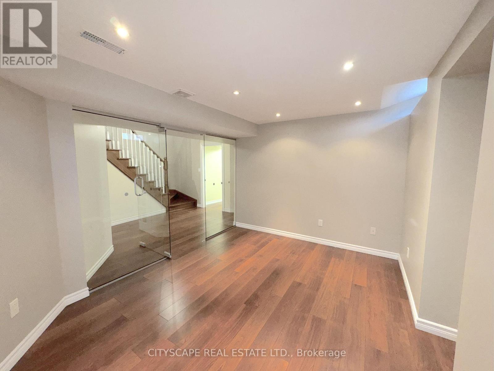 Basement - Office with Glass Door - 114 Hoile Drive, Ajax, ON - Indoor Photo Showing Other Room