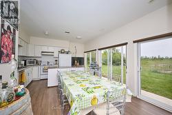 Kitchen in detached garage -