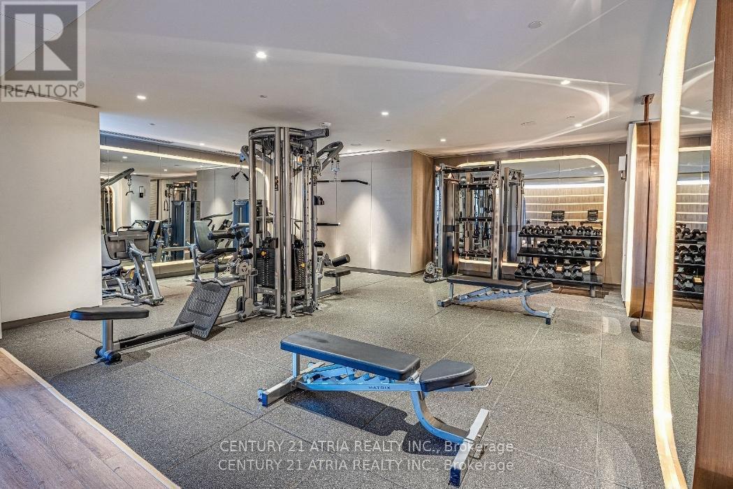 2812 - 125 Village Green Square, Toronto, ON - Indoor Photo Showing Gym Room