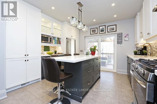 258 Silver Birch Avenue, Toronto, ON - Indoor Photo Showing Kitchen With Upgraded Kitchen