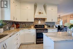 The kitchen is a culinary delight with gas stove -