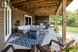 Walk-out back covered patio -