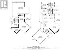 Main floor and lower level floor plans -