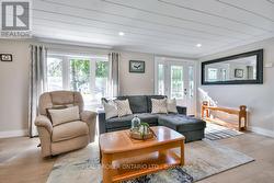 Fresh paint throughout with new shiplap ceiling -