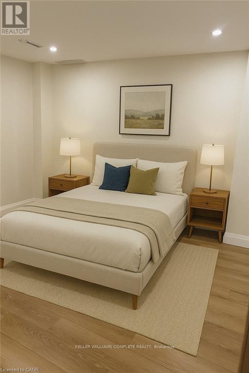 Virtually staged - 2 - 4 Bankfield Crescent, Hamilton, ON - Indoor Photo Showing Bedroom