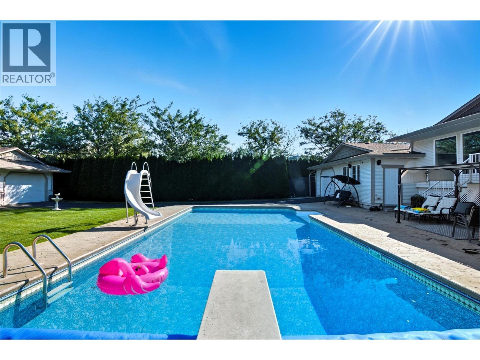 5996 Todd Hill Crescent, Kamloops, BC - Outdoor With In Ground Pool With Backyard