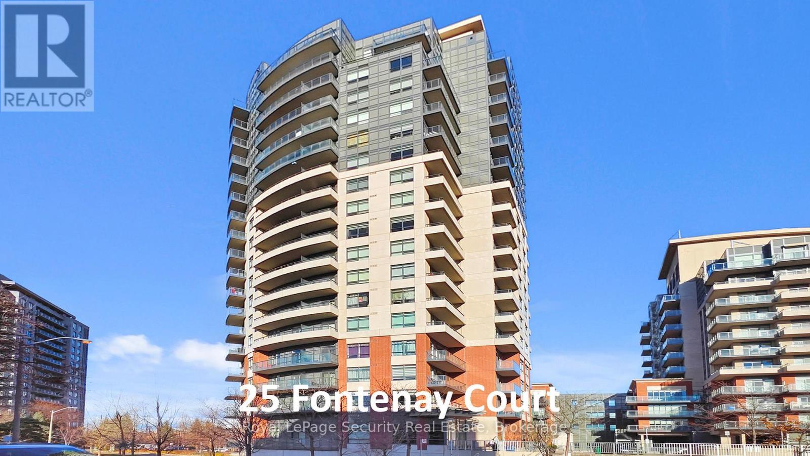 #403 - 25 Fontenay Court, Toronto, ON - Outdoor With Balcony With Facade