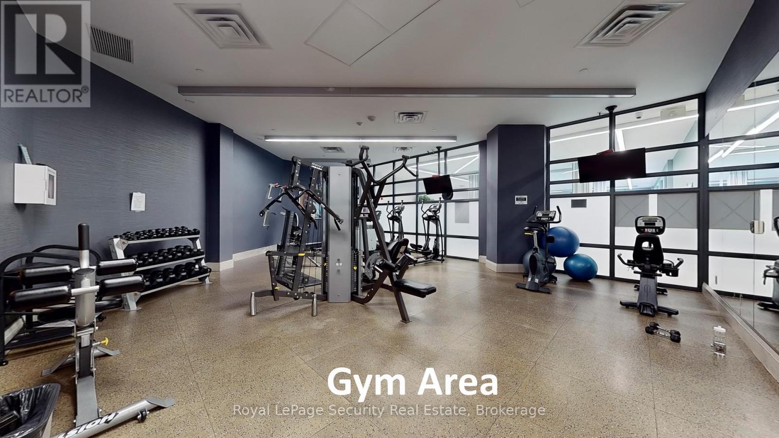 #403 - 25 Fontenay Court, Toronto, ON - Indoor Photo Showing Gym Room