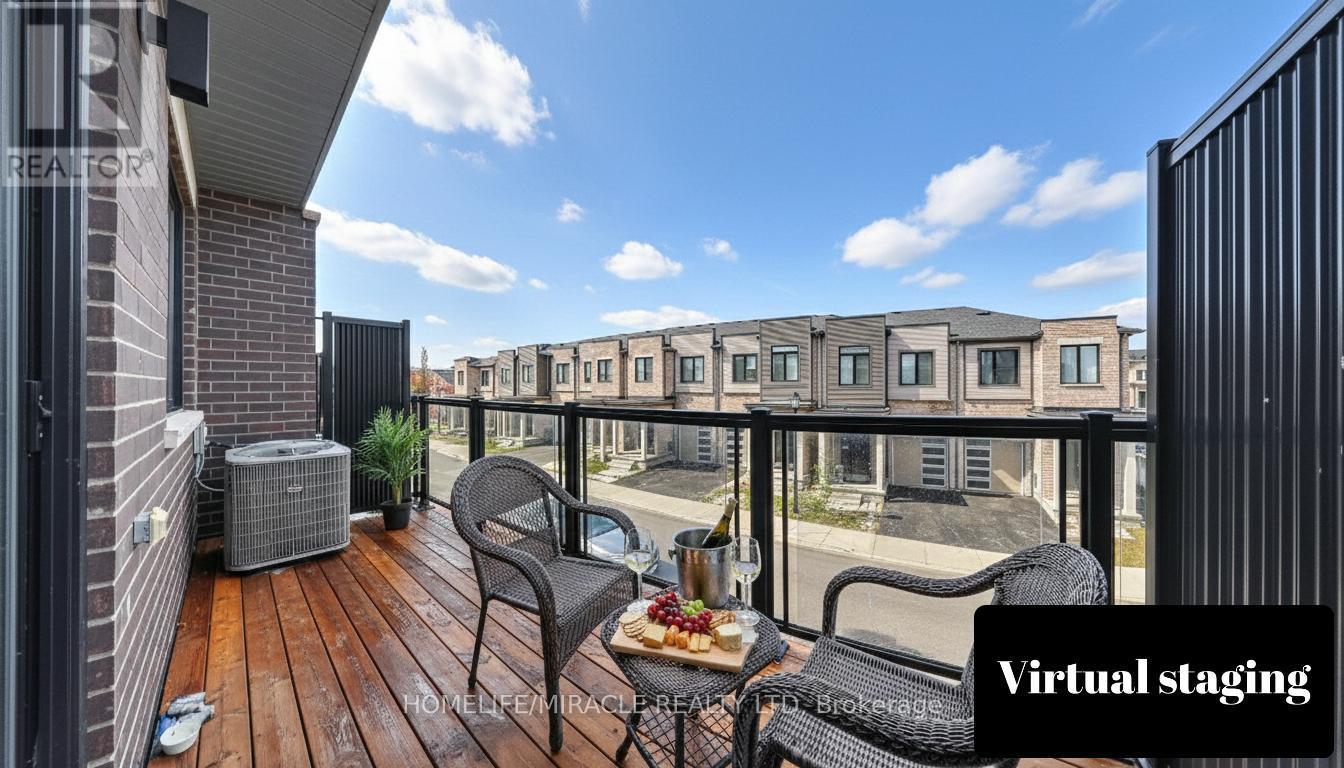 59 Sorbara Way, Whitby, ON - Outdoor With Balcony With Exterior